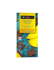 Czekolada mleczna z mango bez dodatku cukru, 75G |Pure & Good