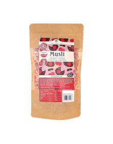Musli owsiane z wiśnią i mleczną czekoladą bezglutenowe 500g | Pięć Przemian