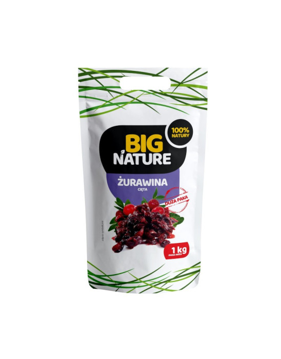 Żurawina suszona cięta 1kg | Big Nature