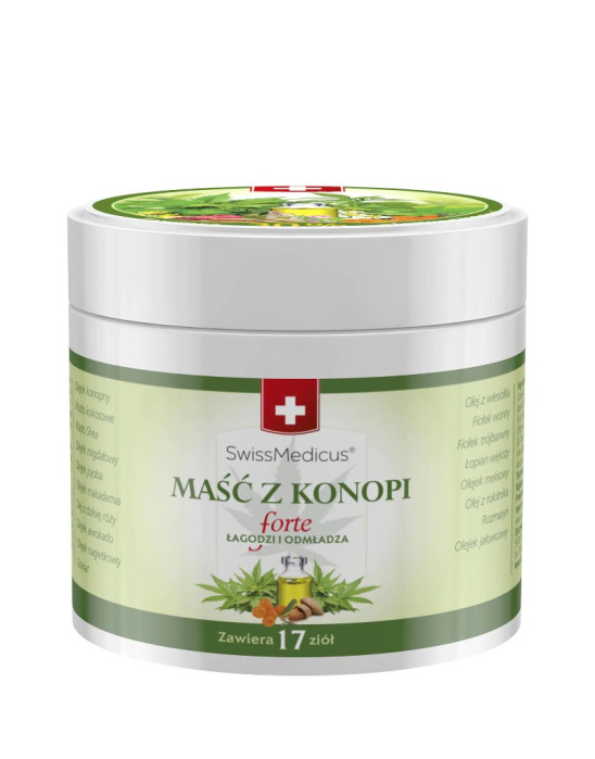 Maść z Konopi Forte, 50ml | SwissMedicus