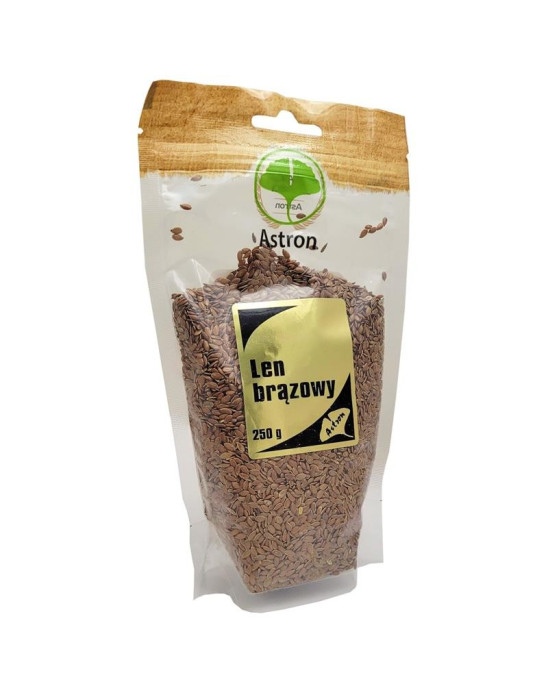 Len Brązowy nasiona 250g | Astron