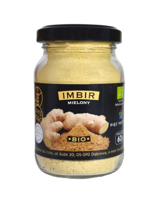 Imbir mielony BIO 60g | Pięć Przemian