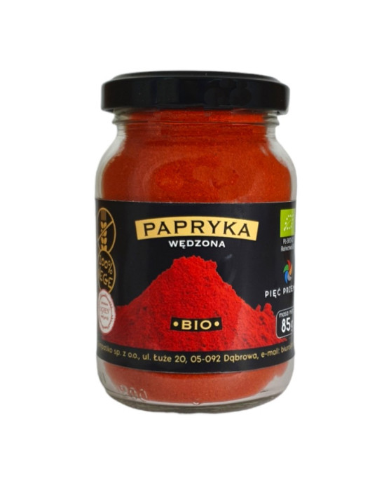 Papryka wędzona BIO 85g | Pięć Przemian