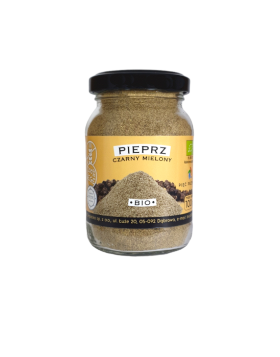 Pieprz czarny mielony BIO 100g | Pięć Przemian