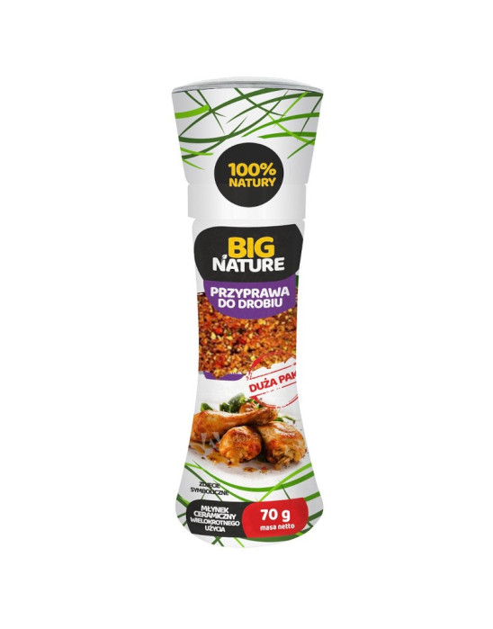 Przyprawa do drobiu - młynek, 70g | Big Nature