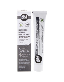 Naturalna ziołowa pasta do zębów - węgiel aktywny 100g | Arganove