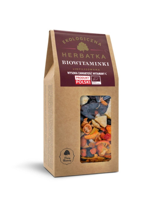 Liofilizowana herbatka Biowitaminki eko 80g | Dary natury