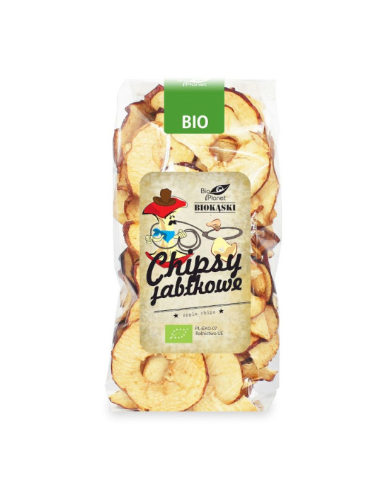 Chipsy jabłkowe 100g | Bio planet