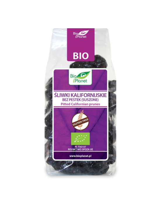Śliwki kalifornijskie bez pestek, suszone 200g | Bio Planet
