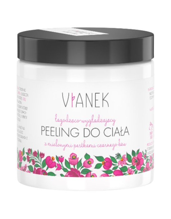 VIANEK RÓŻOWY - ŁAGODZĄCO - WYGŁADZAJĄCY PEELING DO CIAŁA