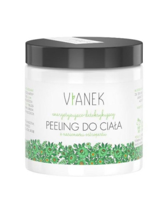 VIANEK ZIELONY -  ENERGETYZUJĄCO-DETOKSYKUJĄCY PEELING DO CIAŁA - 265G