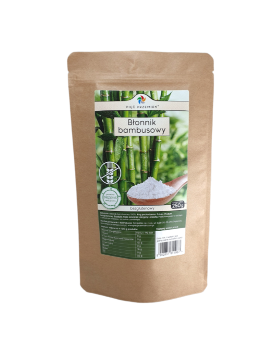 Błonnik bambusowy 250g | Pięć przemian