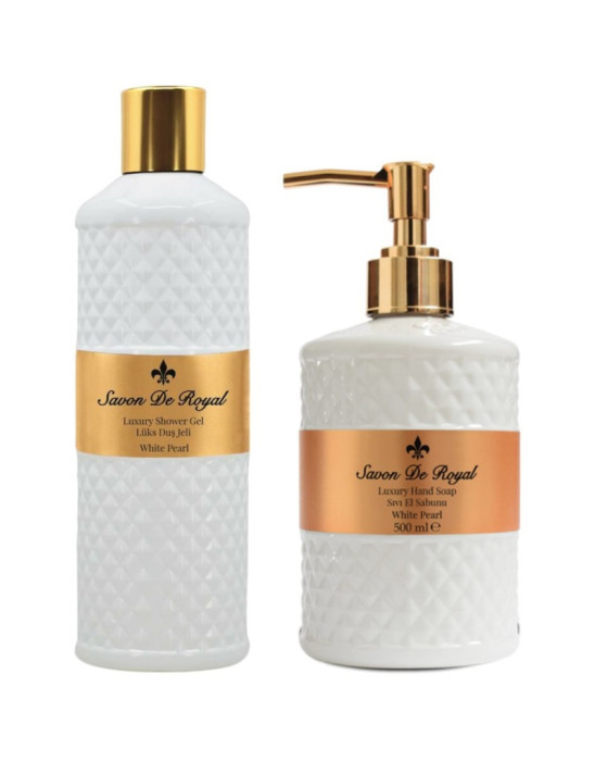 Savon de royal pearl white mydło + żel 500 ml | Savon de royal