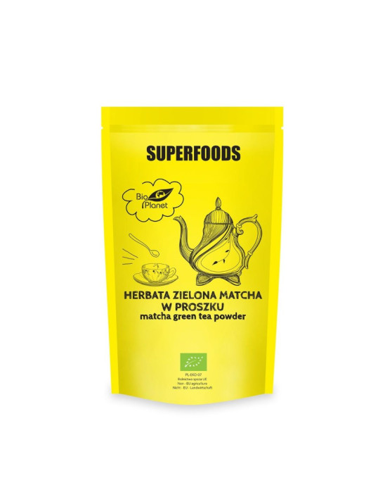 Herbata zielona Matcha w proszku 100g | Bio Planet