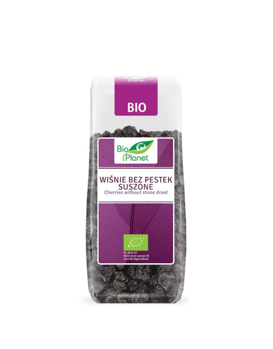 Wiśnie bez pestek suszone 100g| Bio Planet