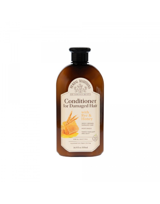 Odżywka do włosów zniszczonych ze zbożem i miodem 500ml \ Herbal Traditions