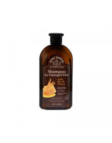 Szampon do włosów zniszczonych ze zbożem i miodem 500ml | Herbal Traditions
