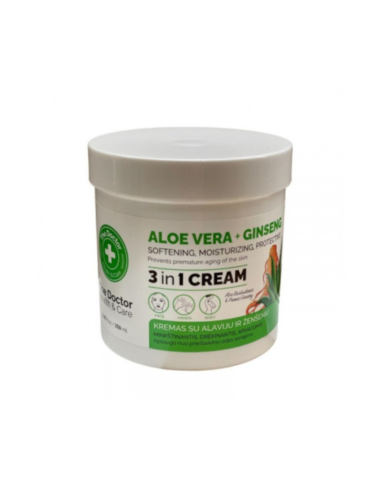 The Doctor krem uniwersalny 3w1 Aloes i Żeń-szeń 250ml