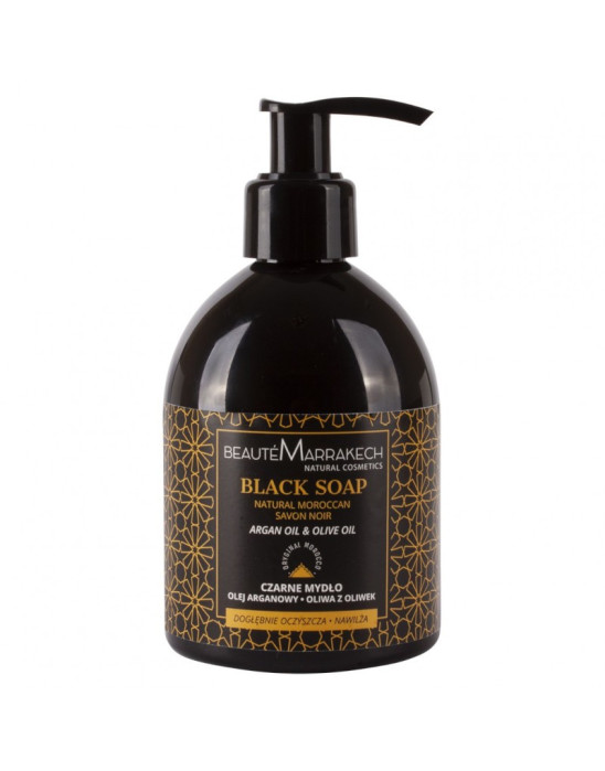 Czarne mydło arganowe w płynie 250 ml | Beaute Marrakech