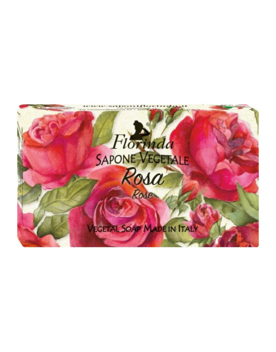 Mydlo w kostce róża 100g | Florinda
