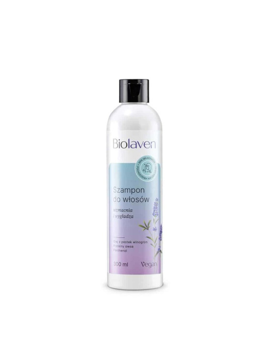 Wzmacniająco - wygładzający szampon do włosów 300 ml | Biolaven