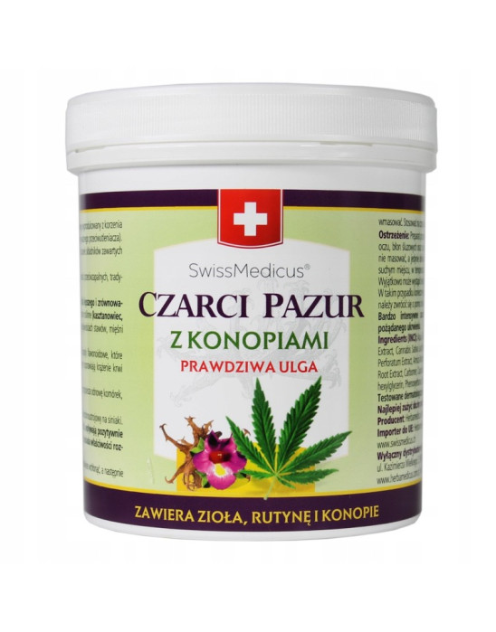 Czarci pazur z konopiami 250ml | Swiss Medicus