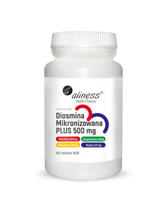 Diosmina Mikronizowana plus 500mg | Aliness