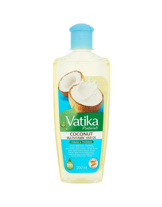 Olejek kokosowy do włosów z rycyną i henną Vatika | Dabur
