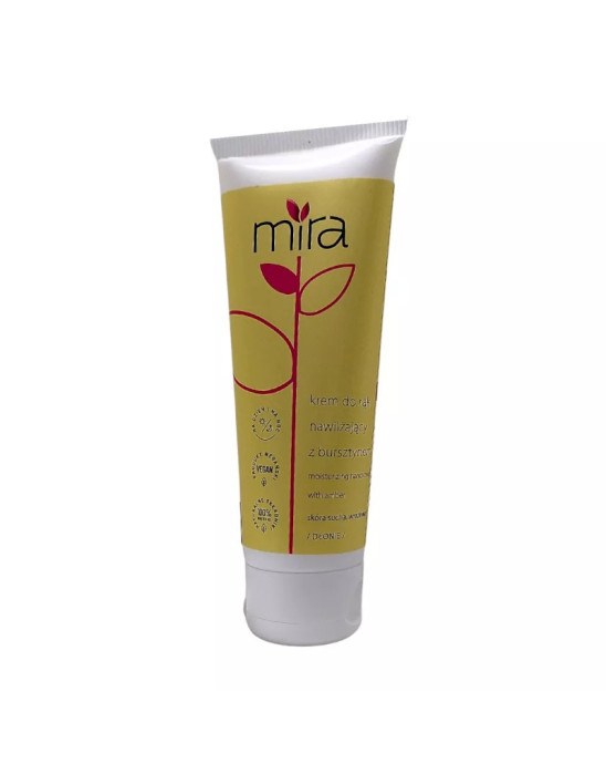 Krem do rąk nawilżający z bursztynem 75 ml | Mira