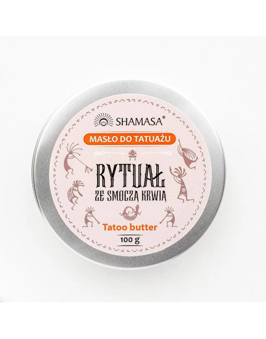 Masło do tatuażu - Rytuał ze smoczą krwią 100g | Shamasa