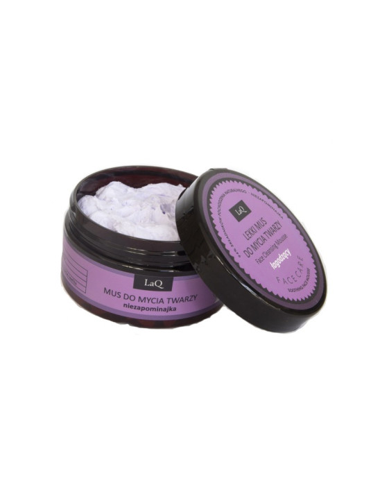 Lekki mus do mycia twarzy niezapominajka 40g | Laq