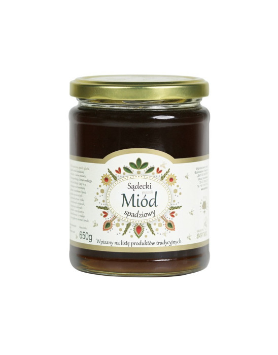 Miód spadziowy 650g | Sądecki Bartnik