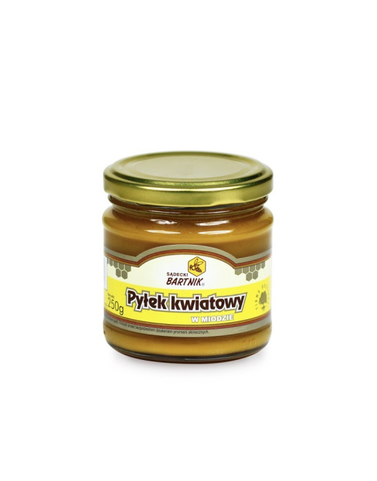 Pyłek kwiatowy w miodzie 250g | Sądecki Bartnik