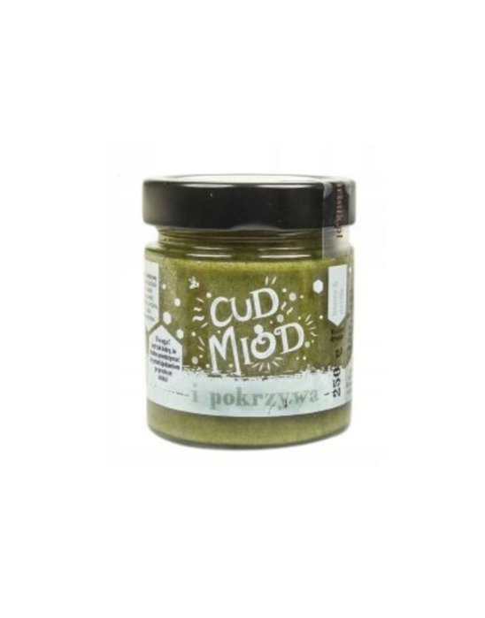 Cud miód z pokrzywą 250g | Sądecki Bartnik