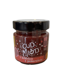 Cud miód i hibiskus z pomarańczą 250g | Sądecki Bartnik