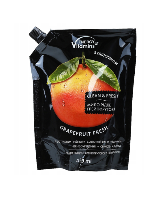 Delikatne mydło grapefruit 450ml uzupełniacz