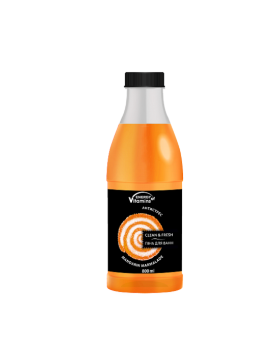 Mandarynkowa pianka do kąpieli 800ml  | Alliance of Beauty