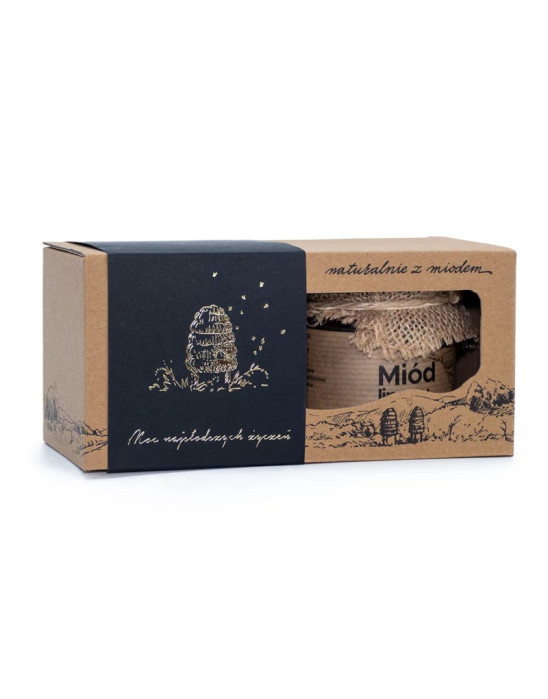 Zestaw miodów z czarną banderolą 2x250g | Lyson