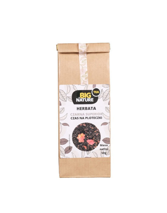 Herbata czarna na ploteczki 50g | Big Nature