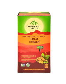 Herbata Święta bazylia z imbirem 25 torebek | Organic India