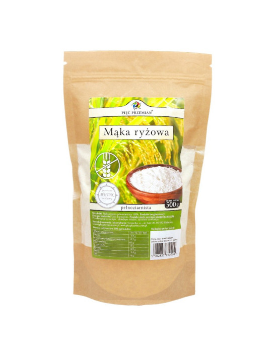 Mąka ryżowa 500g | Pięć Przemian