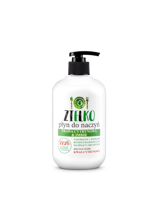 Płyn do naczyń trawa cytrynowa 500ml | Zielko