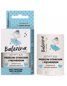 Sztyft SOS Balerina przeciw otarciom i pęcherzom z witaminą E 20g | Floslek