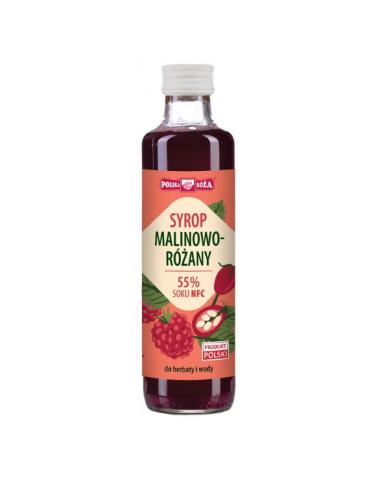 Syrop malinowo-różany 250ml | Polska Róża