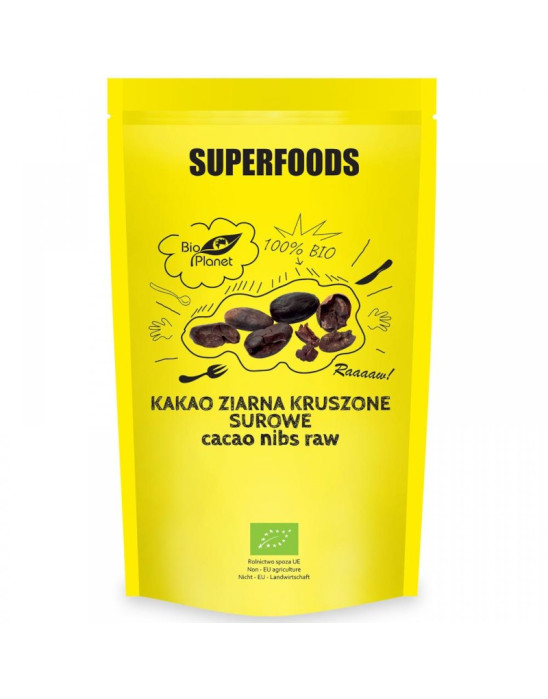 Kakao ziarna kruszone surowe 250g | Bio Planet