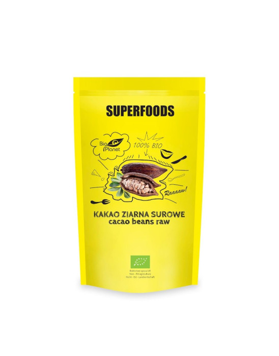 Kakao ziarna surowe 200g | Bio Planet