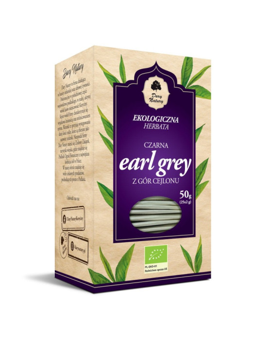 Herbata earl grey z Gór Cejlonu 50g | Dary Natury