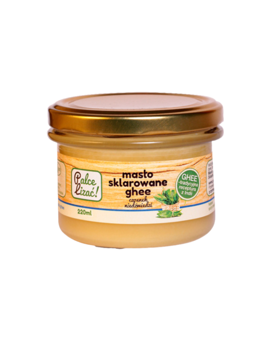 Masło sklarowane ghee z czosnkiem niedźwiedzim 220 ml