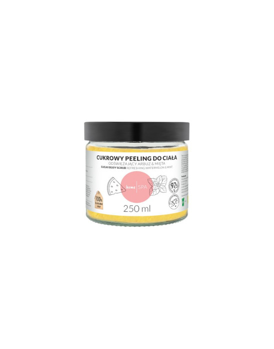 Cukrowy peeling do ciała odświeżający arbuz i mięta 250 ml | HomeSPA