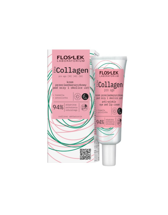 Krem przeciwzmarszczkowy pod oczy i okolice ust 30ml | Floslek